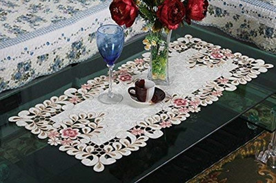 MONKDECOR Multicolor 84 cm Table Runner(Satin)