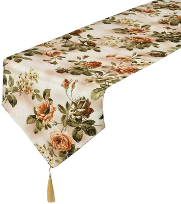 Romiz Yellow 182.88 cm Table Runner(Cotton)