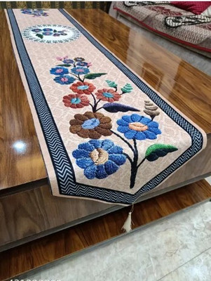 ZUKIODECOR Multicolor 183 cm Table Runner(Velvet)
