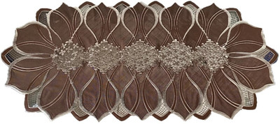 SHRI MAHAVIR IMPEX Multicolor 80 cm Table Runner(PVC)