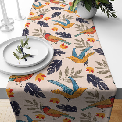 ASTITVA Multicolor 114 cm Table Runner(Cotton)