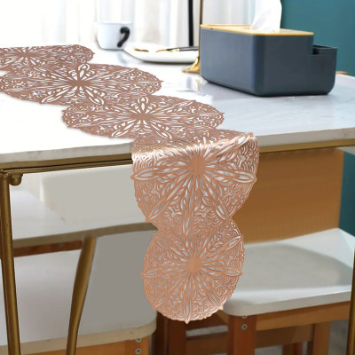 DPA Collection Brown 150 cm Table Runner(PVC)