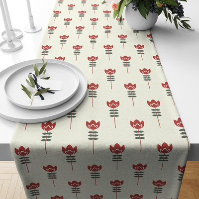 ASTITVA Multicolor 114 cm Table Runner(Cotton)