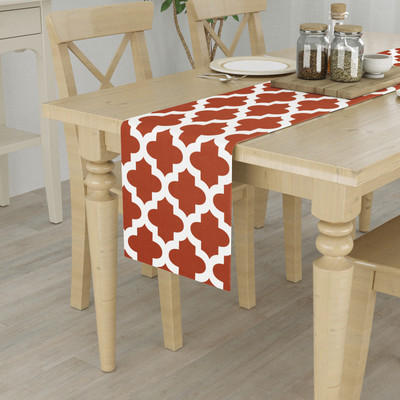 HOMEMONDE Red 33 cm Table Runner(Cotton)
