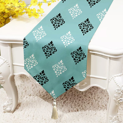 Azalea Light Blue 152.4 cm Table Runner(Cotton)