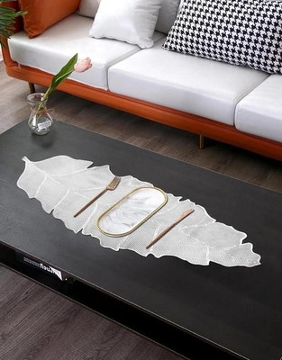 MONKDECOR Silver 84 cm Table Runner(Vinyl)