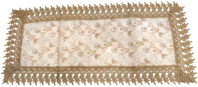 ANS Multicolor 36 cm Reversible Table Runner(Polyester)