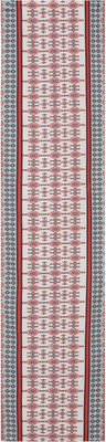 Alina decor Orange 152 cm Table Runner(Polyester)