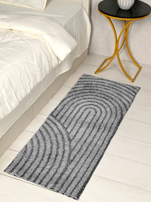 Saral Home Grey 110 cm Table Runner(Polyester)