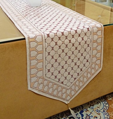 Clothloom Beige 182 cm Table Runner(Cotton)