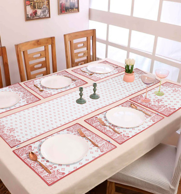 PLIVANA Red 72 cm Table Runner(Polyester)