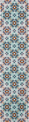 Alina decor Green 152 cm Table Runner(Polyester)