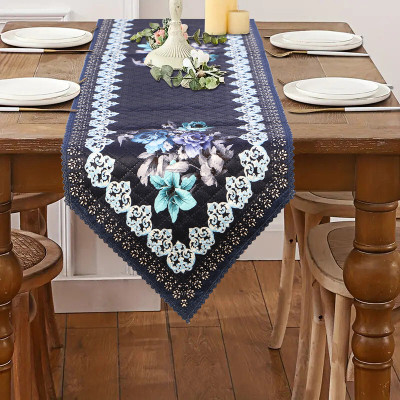 DPA Collection Blue 193 cm Table Runner(Linen)