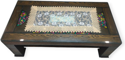 MONKDECOR White 83.82 cm Table Runner(Polyester)