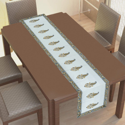 Texstylers Multicolor 152.4 cm Table Runner(Canvas)
