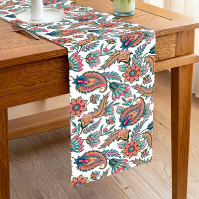 Ishro Home Multicolor 182.88 cm Table Runner(Polyester)