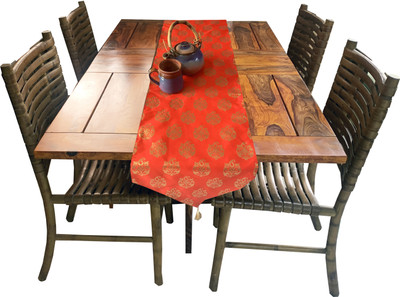 VIREO Multicolor 177 cm Table Runner(Polyester)