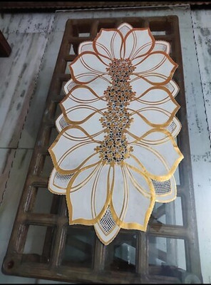 DPA Collection Maroon 85 cm Table Runner(PVC)