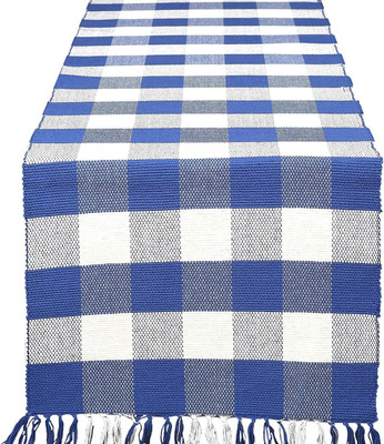 Sai Black 40 cm Reversible Table Runner(Cotton)