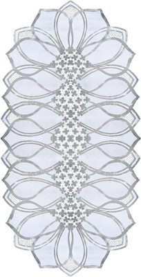 Castle Decor Silver 85 cm Table Runner(PVC)
