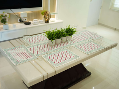 PaavniDecors Pink 72 cm Table Runner(Cotton)