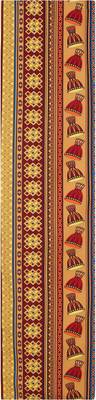 Alina decor Yellow 152 cm Table Runner(Polyester)