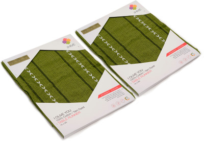 The Hive Green 33 cm Table Runner(Cotton)