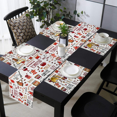PRAKARTIK Red, White 135 cm Table Runner(Cotton)