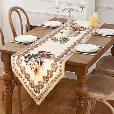 Dakshya Industries Multicolor 193 cm Table Runner(Cotton)