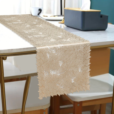 DPA Collection Gold 150 cm Table Runner(PVC)