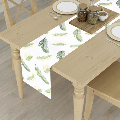 Hims Green 92 cm Table Runner(Polyester)