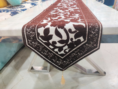 Groki Brown 183 cm Table Runner(Cotton)