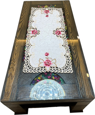 MONKDECOR Multicolor 84 cm Table Runner(Satin)