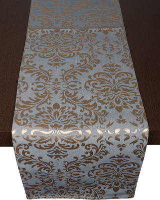 Home-The best is for you Blue 152 cm Table Runner(Cotton)