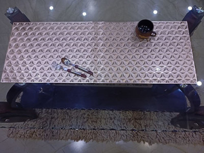 Dakshya Industries Gold 91 cm Table Runner(PVC)