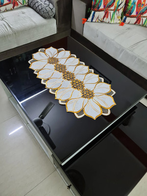 DELHI PVC CORP Gold 40 cm Table Runner(PVC)