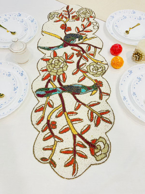 MFU-MADE FOR YOU Multicolor 91.44 cm Table Runner(Cotton)