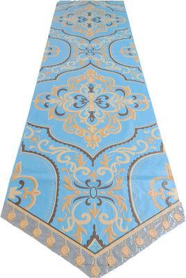 SHRI MAHAVIR IMPEX Multicolor 180 cm Table Runner(PVC)