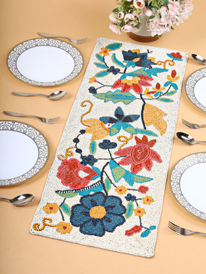 Aaditya Exports Multicolor 91.44 cm Table Runner(Polyester)