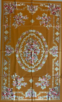 SHRI MAHAVIR IMPEX Gold 36 cm Table Runner(PVC)