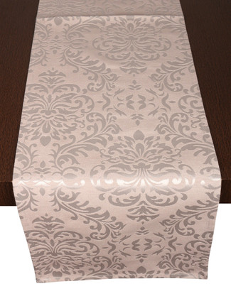 Home-The best is for you Silver 152 cm Table Runner(Cotton)