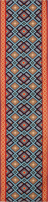 Alina decor Blue 152 cm Table Runner(Polyester)
