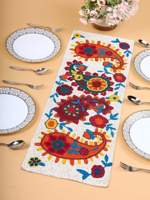 Aaditya Exports Multicolor 91.44 cm Reversible Table Runner(Polyester)