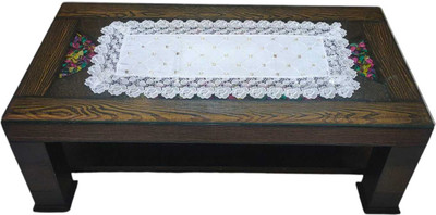 MONKDECOR White 83 cm Table Runner(Lace)