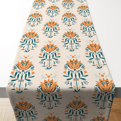 ASTITVA Multicolor 183 cm Table Runner(Cotton)