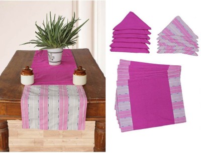 Dekor World Purple 180 cm Table Runner(Cotton)