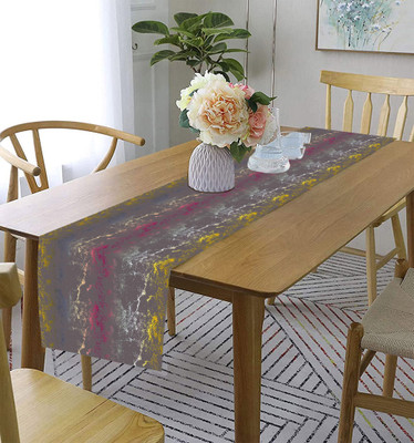 Lushomes Grey 33 cm Table Runner(Polyester)
