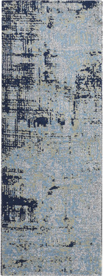 Saral Home Blue 110 cm Table Runner(Polyester)