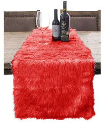 PICKKART Red 150 cm Table Runner(Polyester)