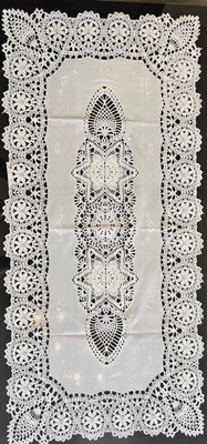DELHI PVC CORP Beige 80 cm Table Runner(Vinyl)